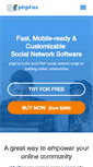 Mobile Screenshot of phpfox.com